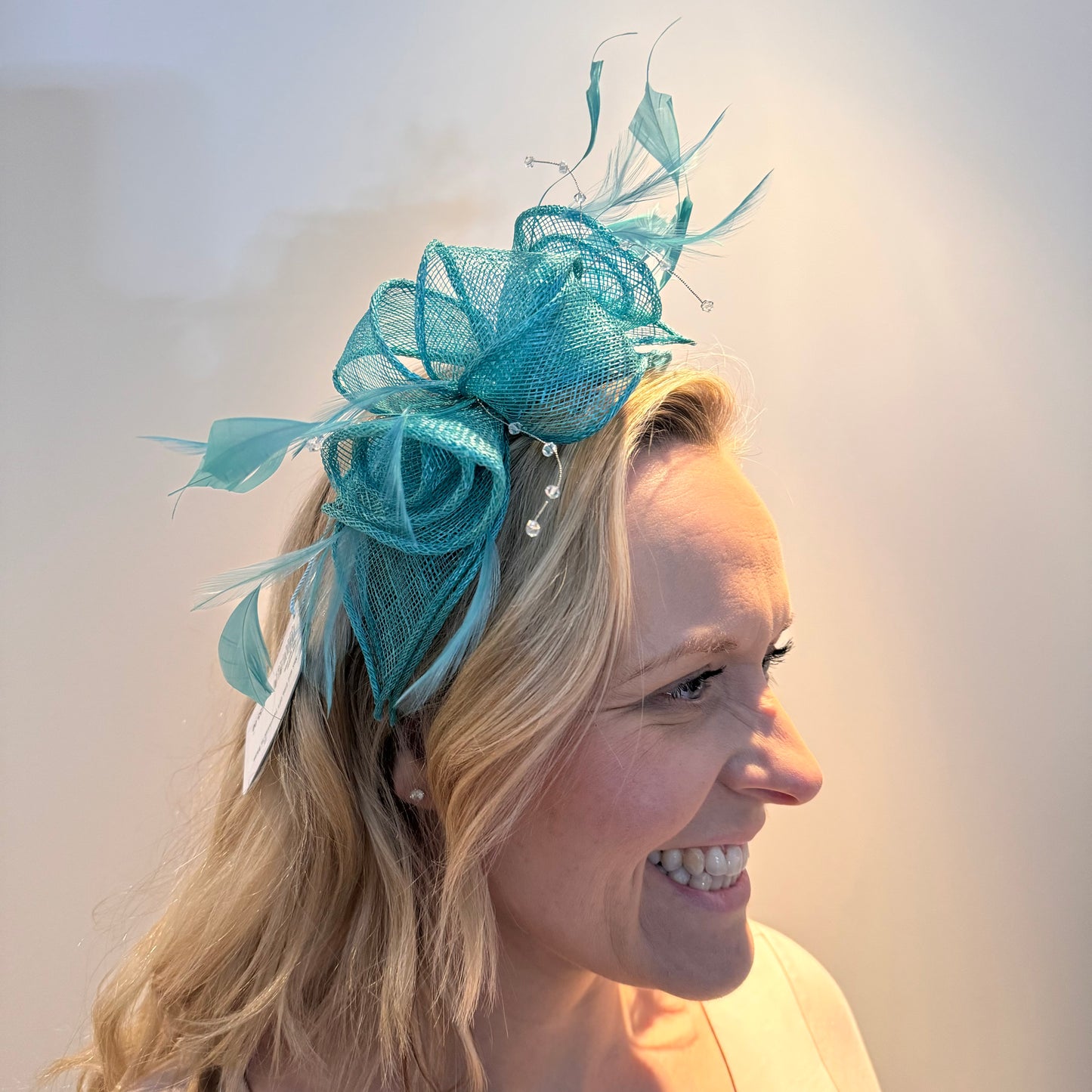 Max and Ellie CF1 Fascinator in Blues