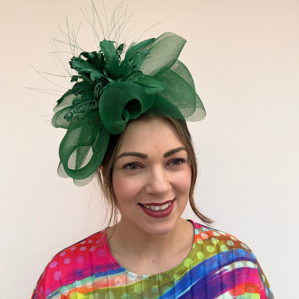 J Bees JB24/52 Net Hatinator with Flower in Greens