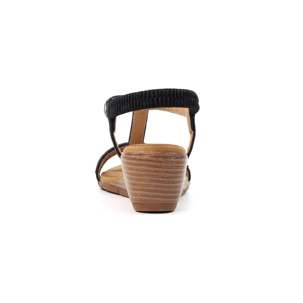 Lunar JLH492 Macie Wedge Sandal