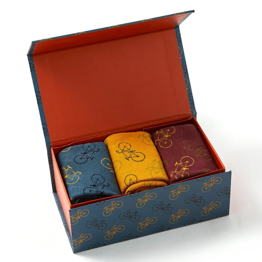 Mr Heron Bikes Socks Boxed