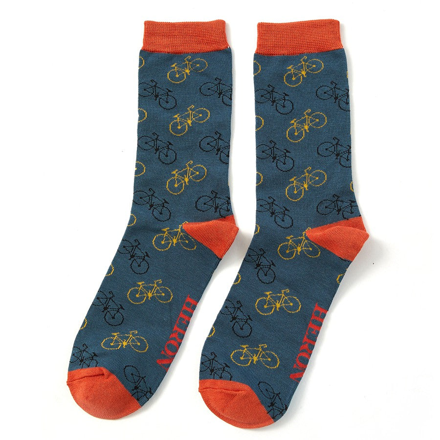 Mr Heron Bikes Socks Boxed
