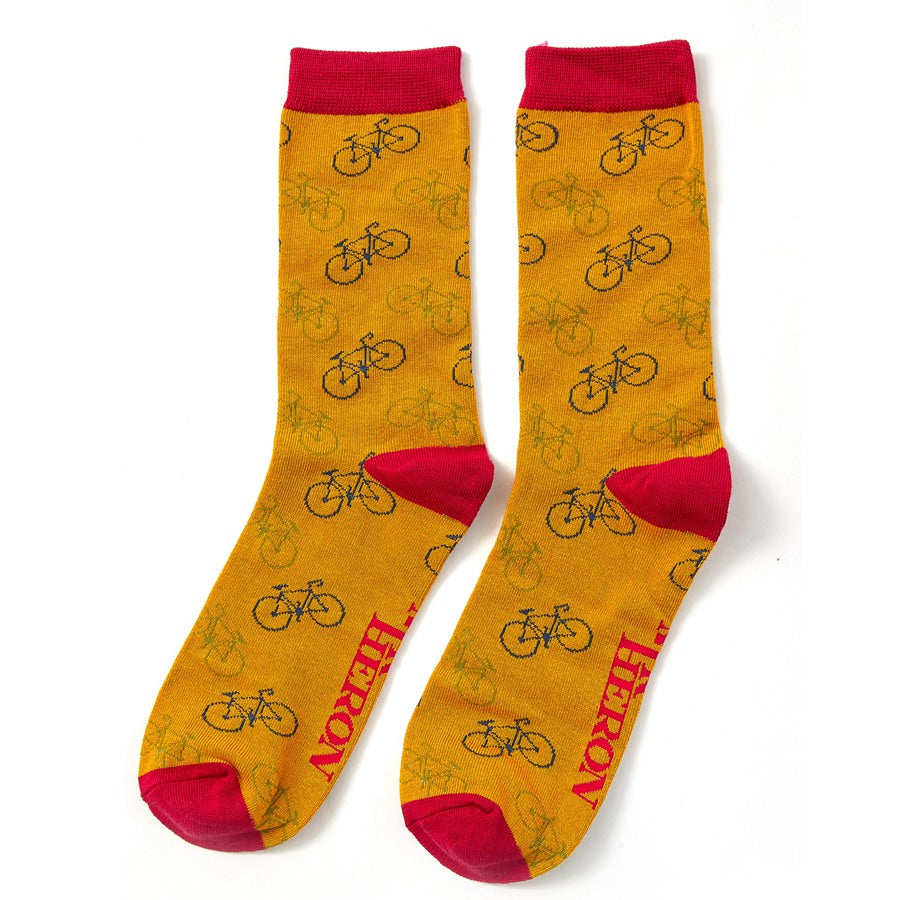 Mr Heron Bikes Socks Boxed