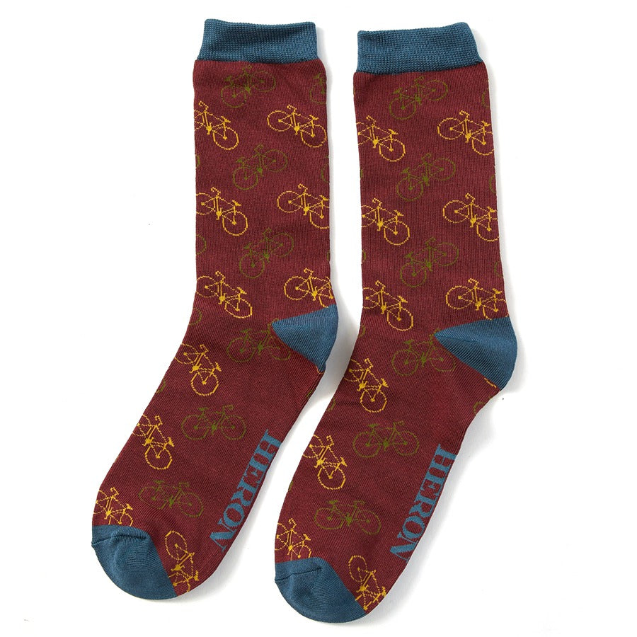 Mr Heron Bikes Socks Boxed
