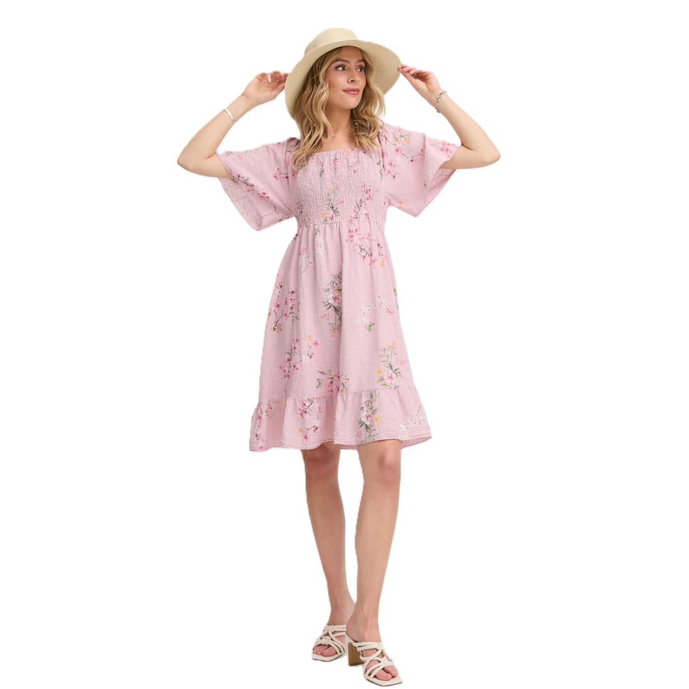 Sorbet Floral Short Dress