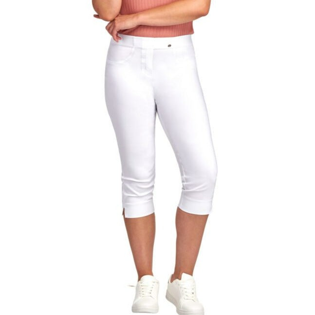 Pinns Bengaline crop trouser with pockets