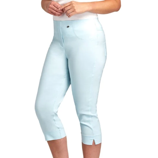 Pinns Bengaline crop trouser with pockets