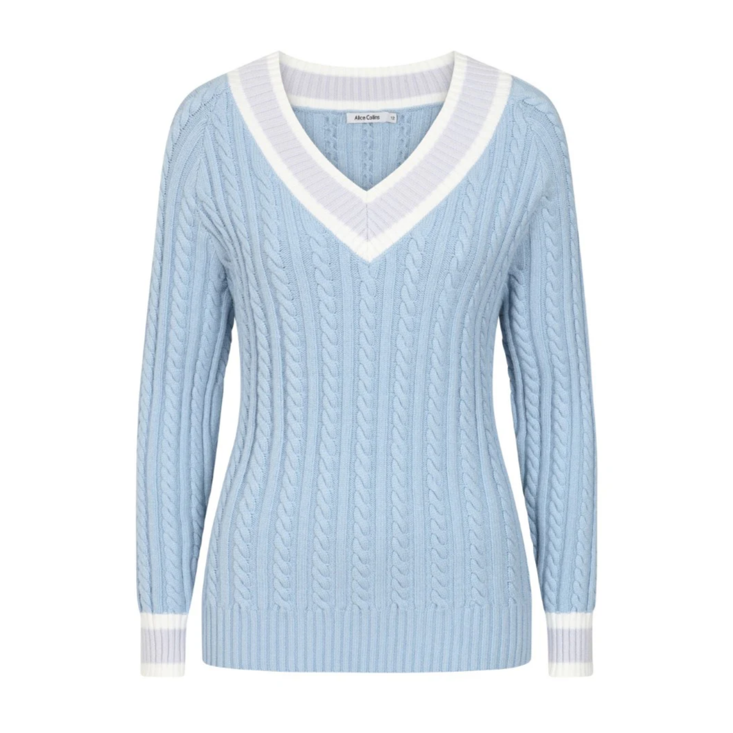 Alice Collins Liz V Neck Pullover