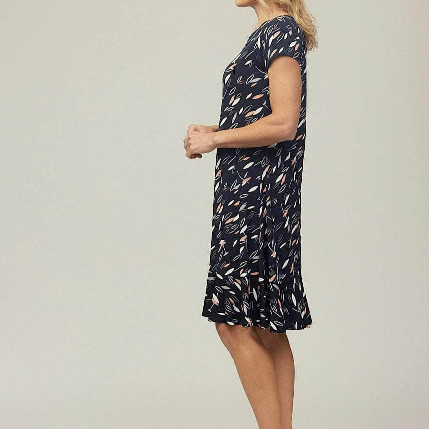 Saloos Leaf patterned dress LAST SIZE