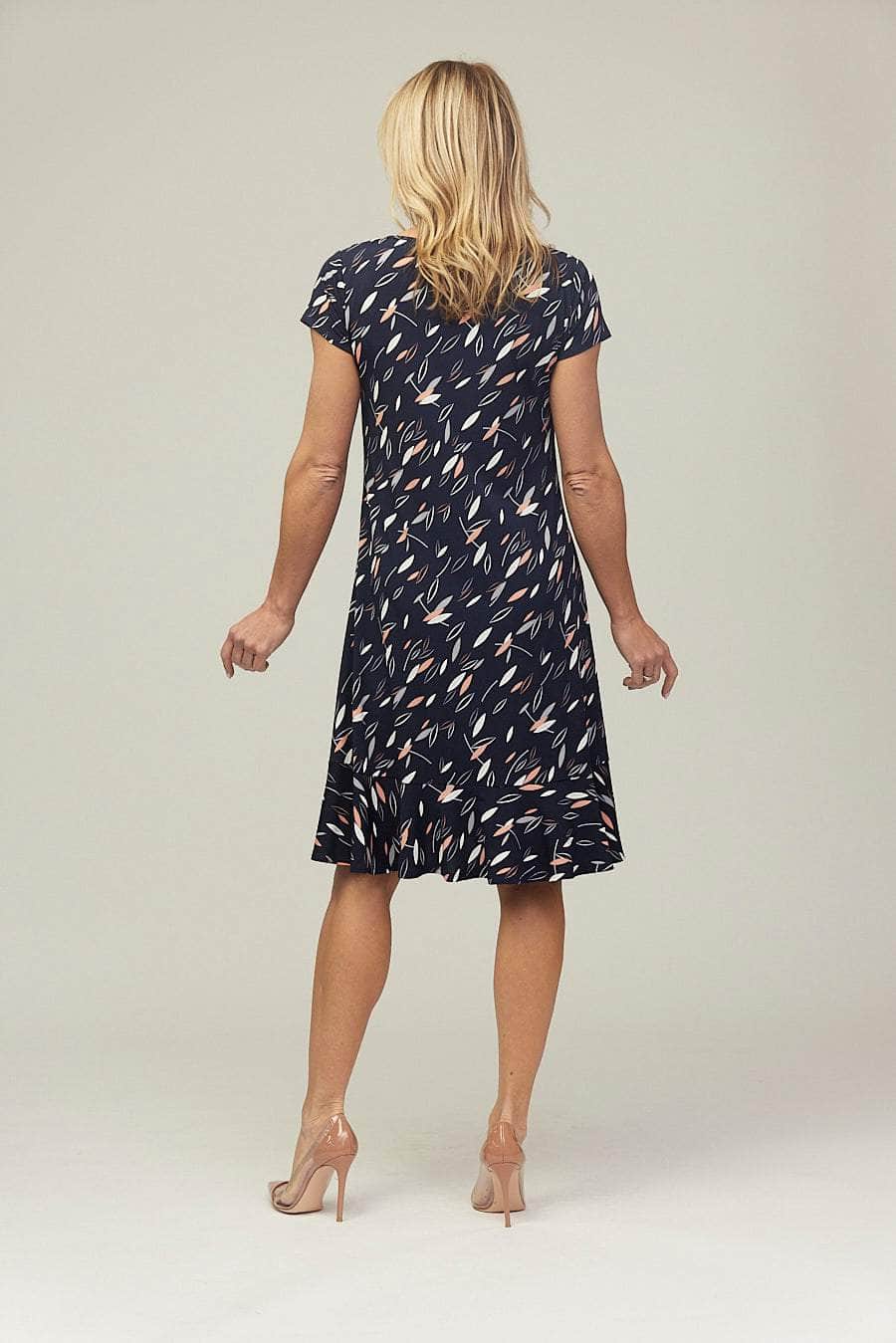 Saloos Leaf patterned dress LAST SIZE