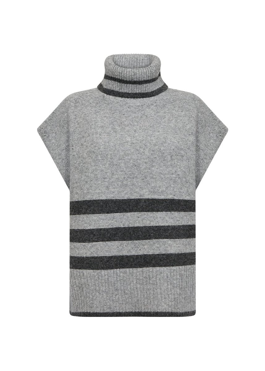 Soyaconcept Vif 1 Striped Polo Knitted Vest