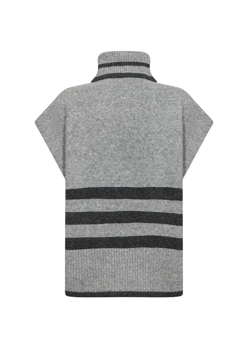 Soyaconcept Vif 1 Striped Polo Knitted Vest