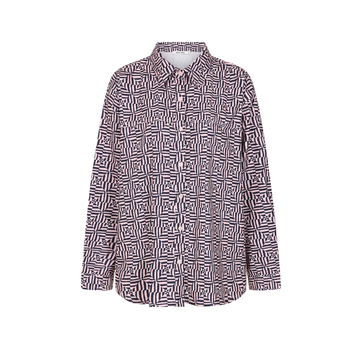 Alice Collins Skylar Print Shirt - Checker Board