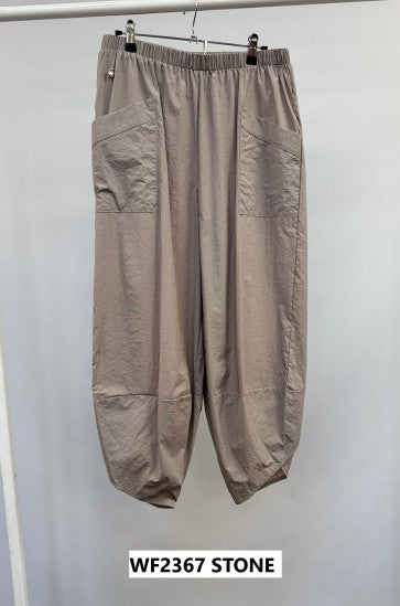 Malissa J WF2367 Nylon ankle Grazer Trousers