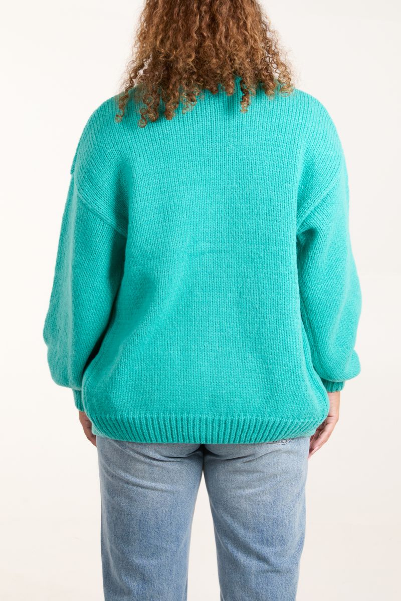 Wild Flower Daisy Cardigan Green