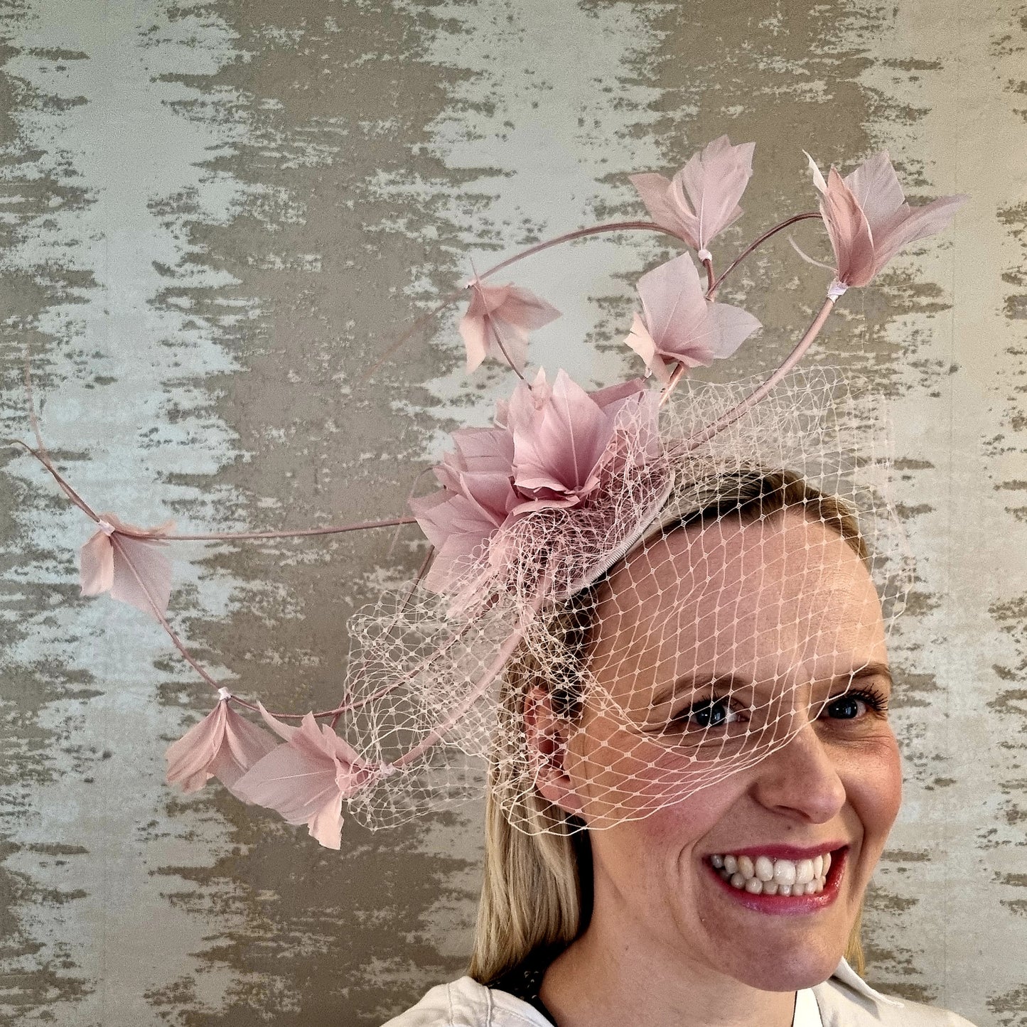 Failsworth Feather fascinator on Headband