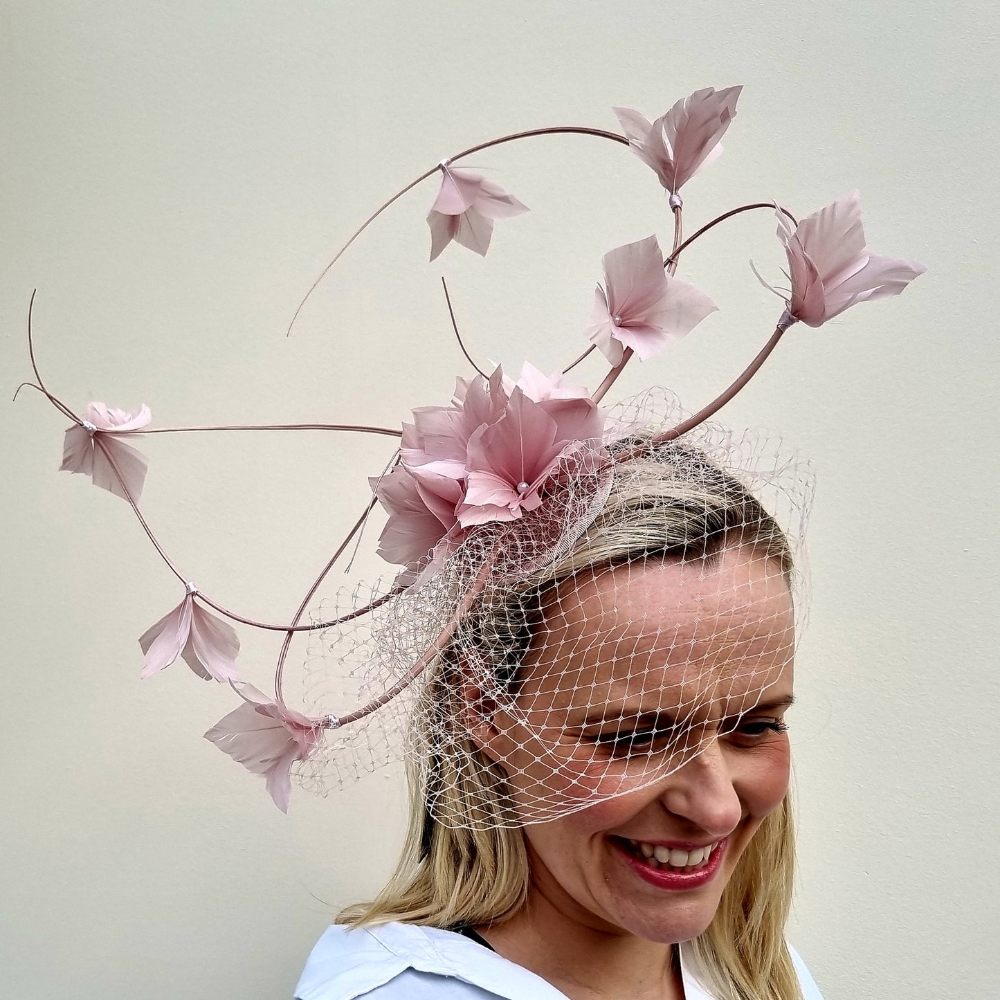 Failsworth Feather fascinator on Headband