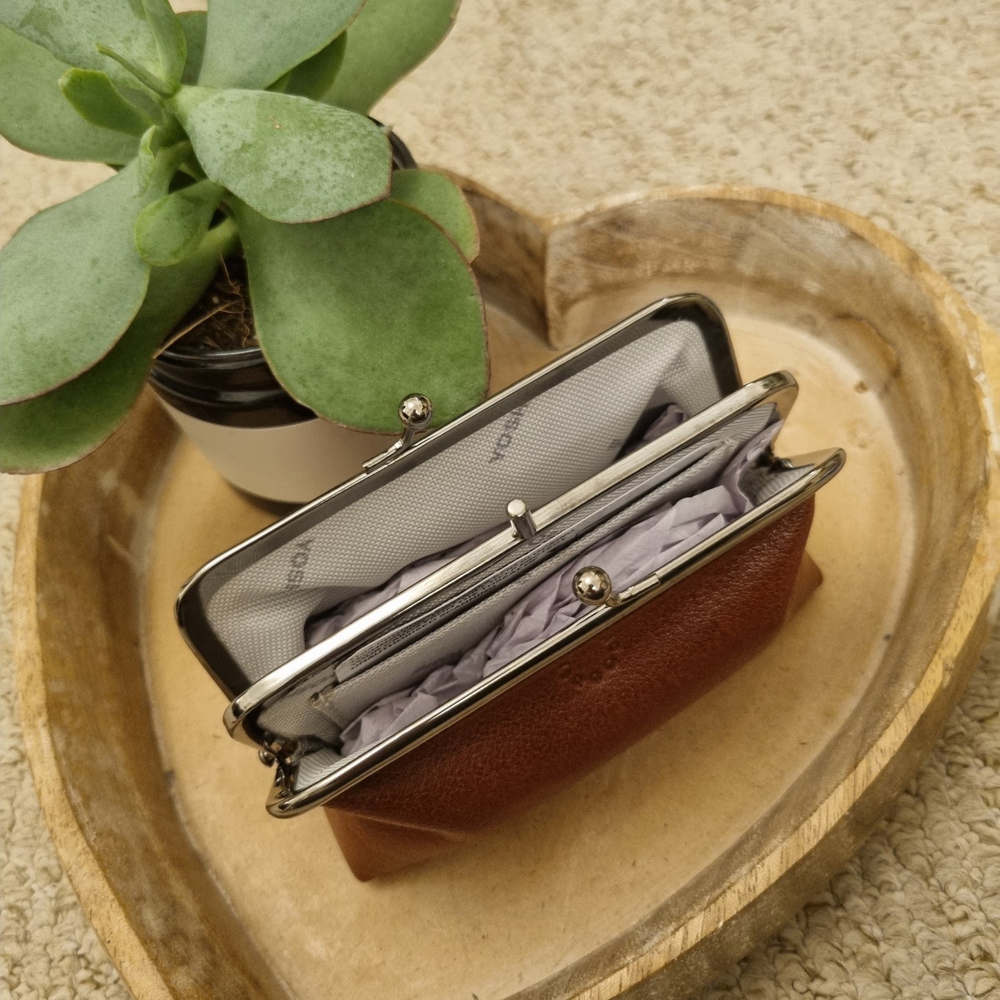 Yoshi Aubrey triple Frame Purse Y1328