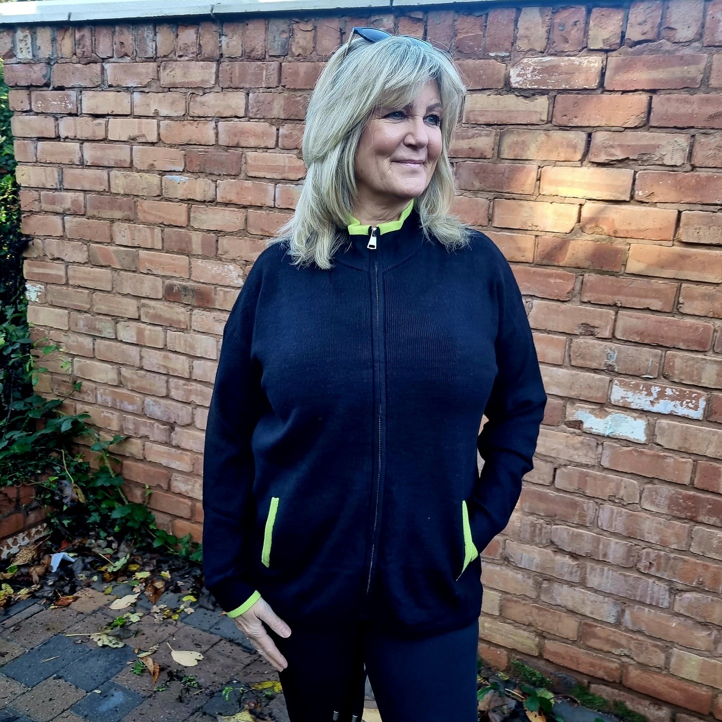 Malissa J Two pocket zip jacket