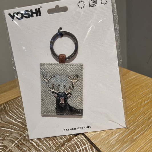 Yoshi Highland stag keyring