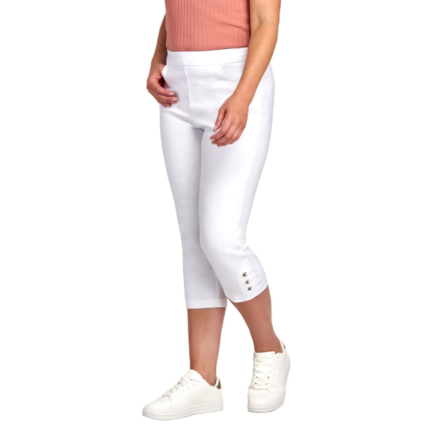 Pinns 408C Figure sculpting bengaline crop trouser
