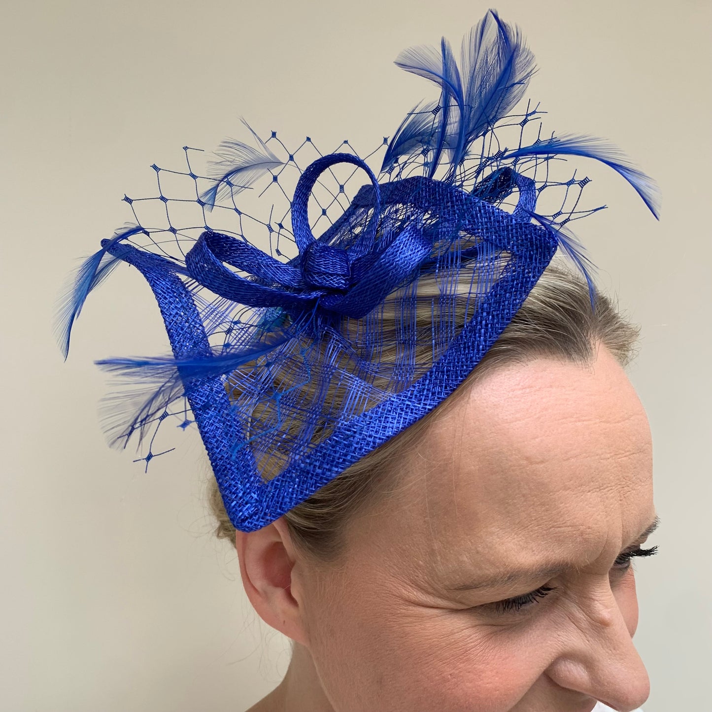 Max and Ellie HF1 Fascinator in Blues
