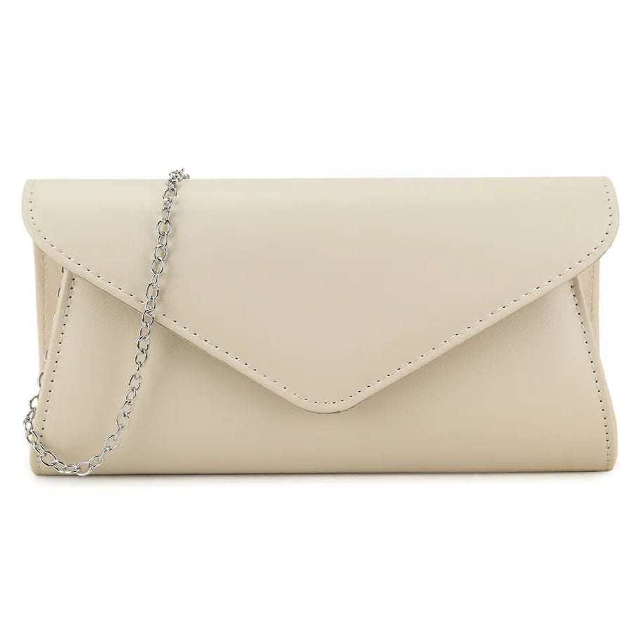 Koko Beige envelope clutch bag
