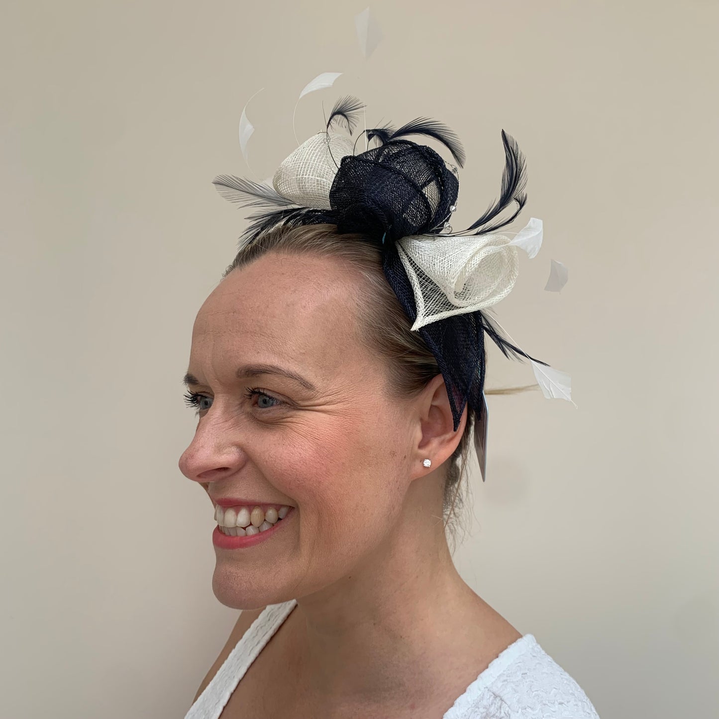 Max and Ellie CF1 Fascinator in Blues