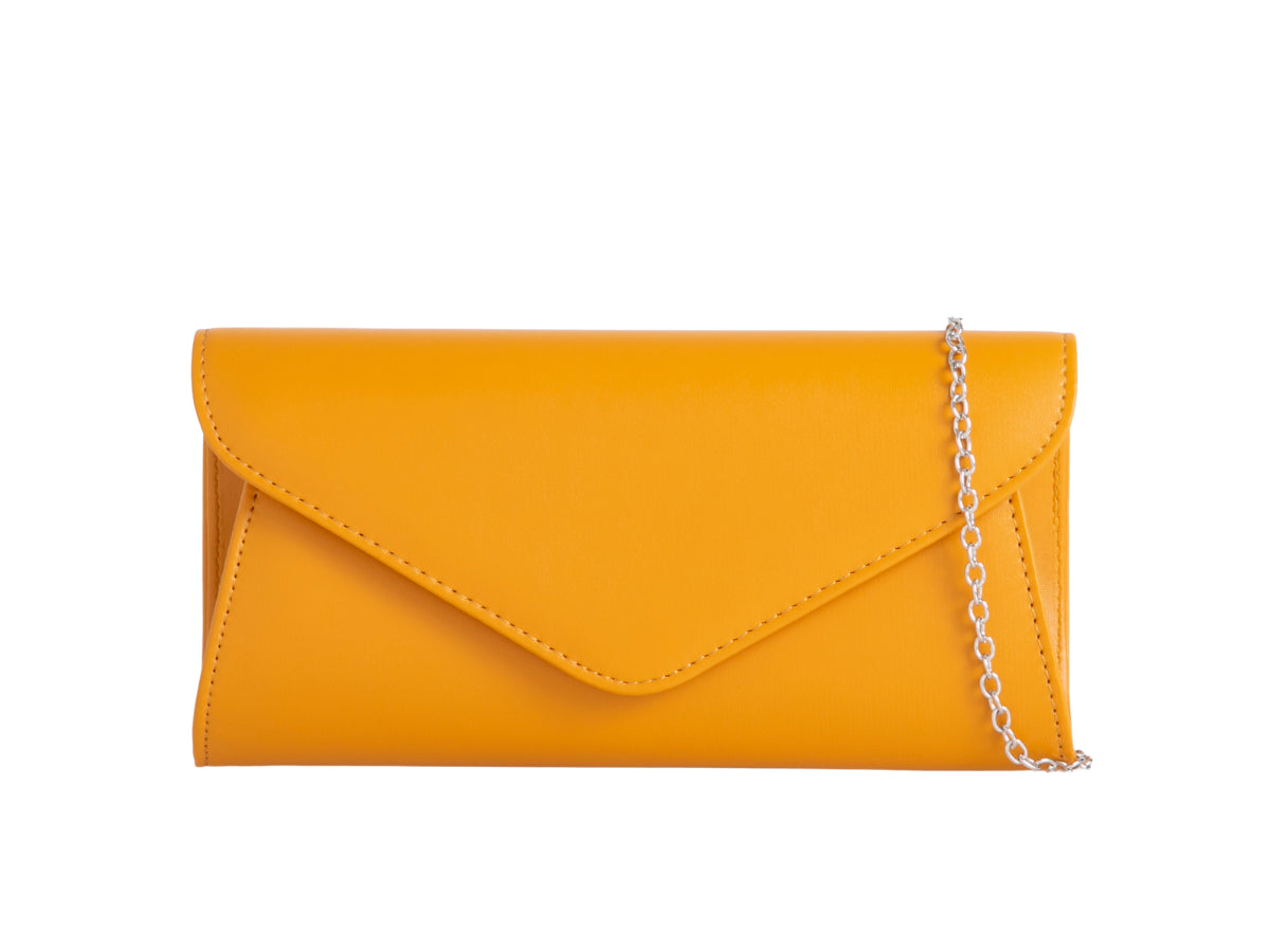 Mustard coloured clutch bag outlet