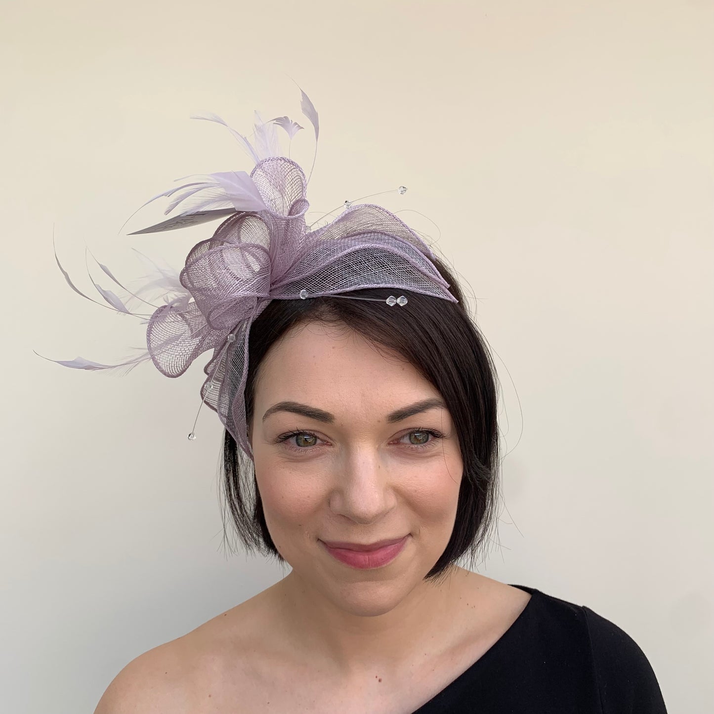 J Bees JB23/318 Fascinator in Purples and Lilacs