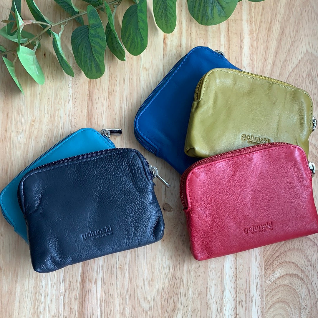 Small leather coin purse uk hot sale