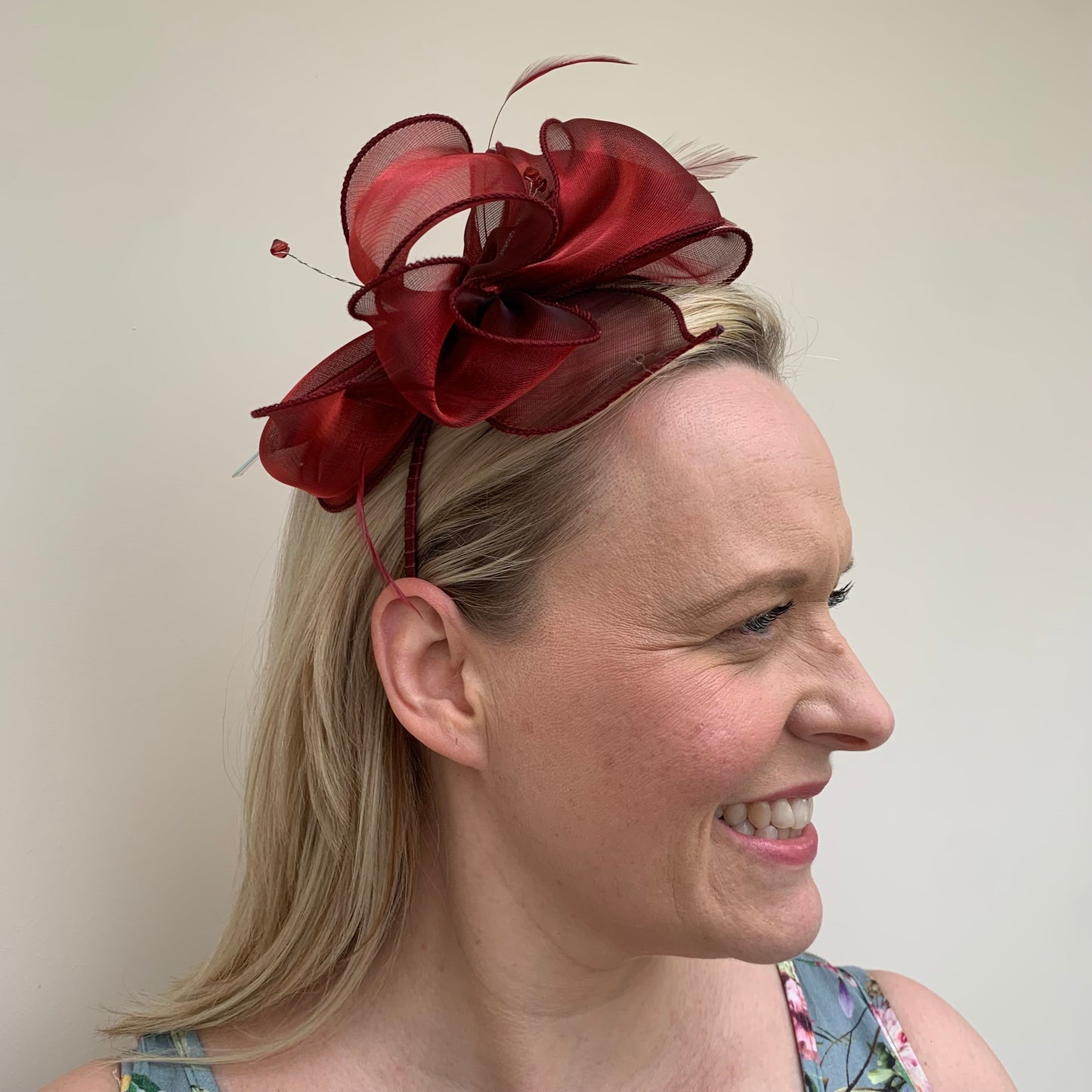 Max and Ellie OF2 Fabric Fascinator