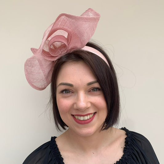 J Bees JB23/297 Fascinator in Pink