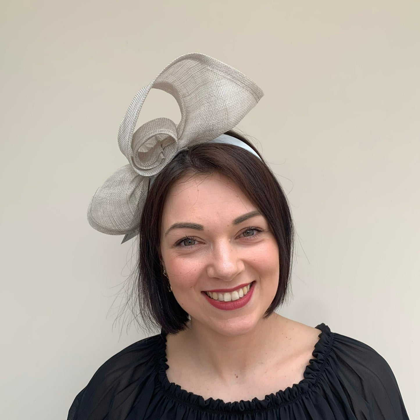 J Bees JB23/297 Fascinator in Silver
