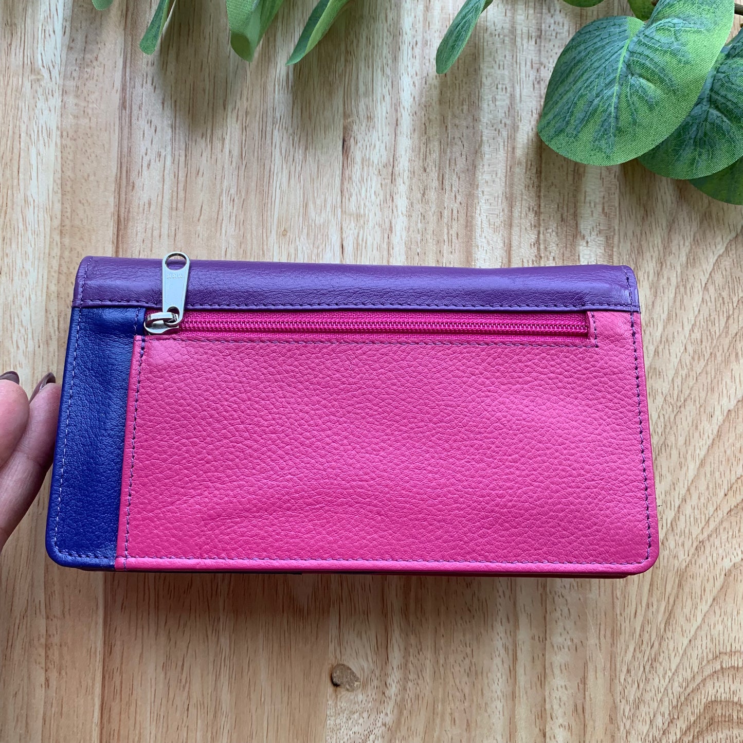 Golunski Leather Flat Flapover Purse