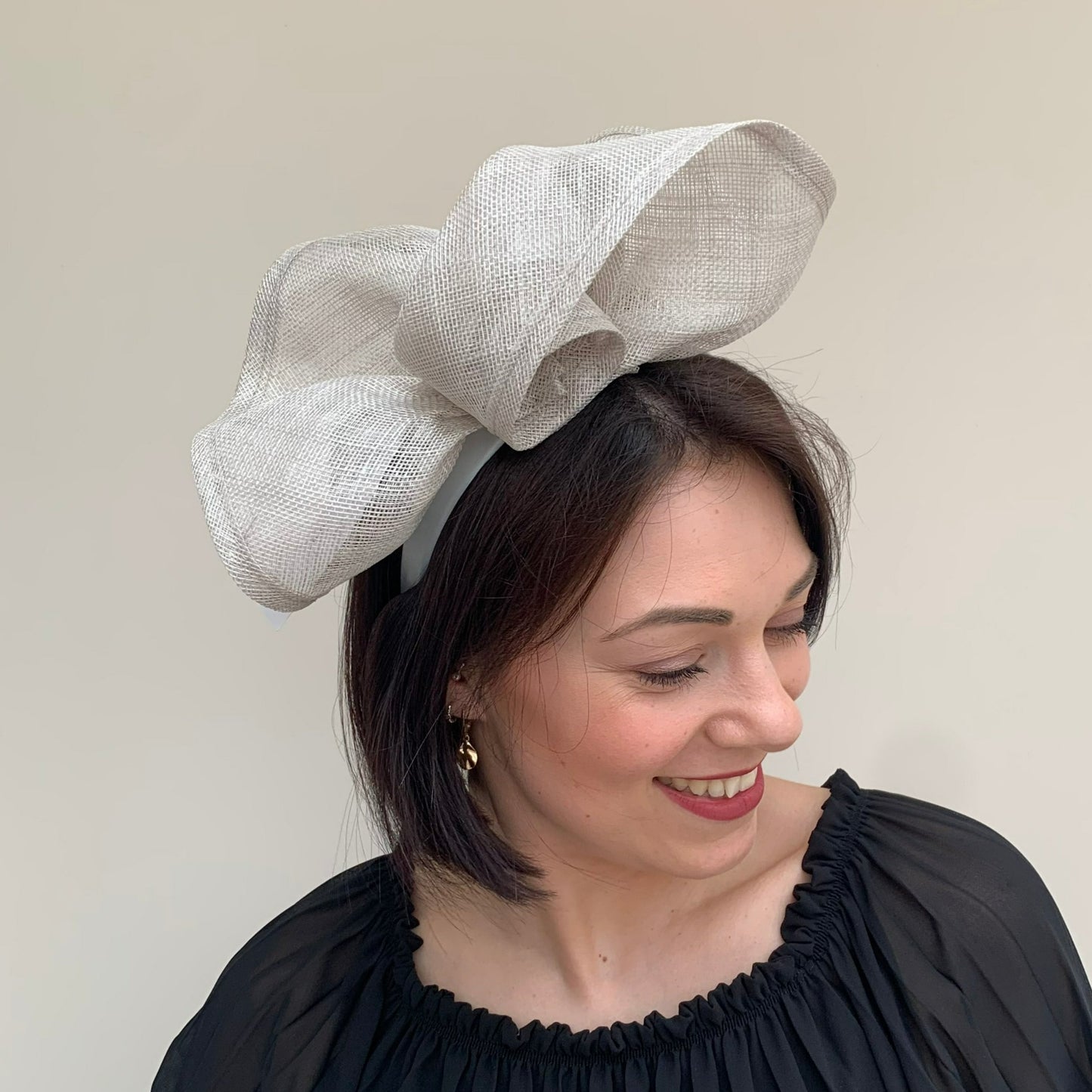 J Bees JB23/297 Fascinator in Silver