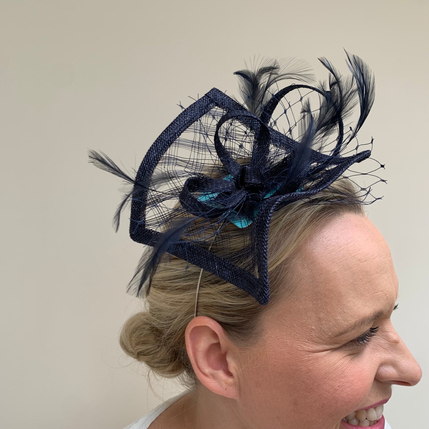 Max and Ellie HF1 Fascinator in Blues