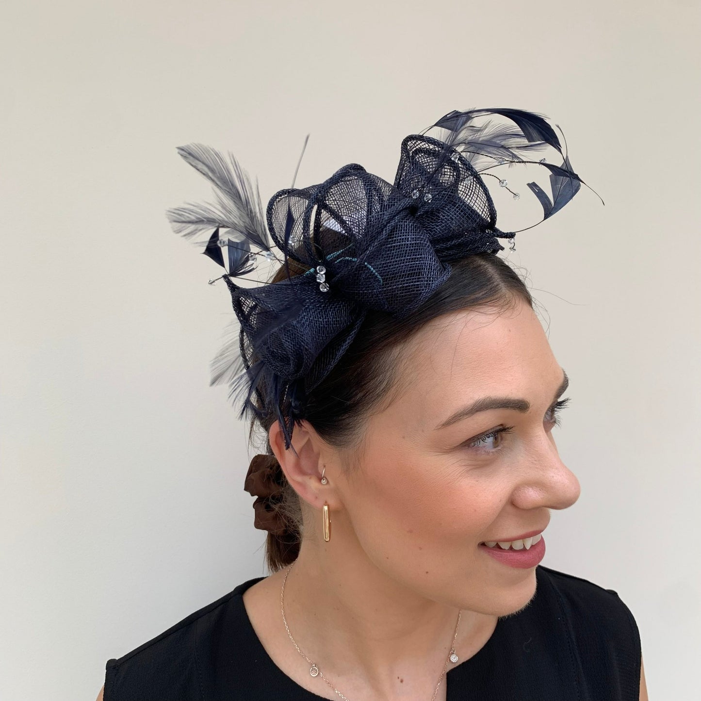 Max and Ellie CF1 Fascinator in Blues