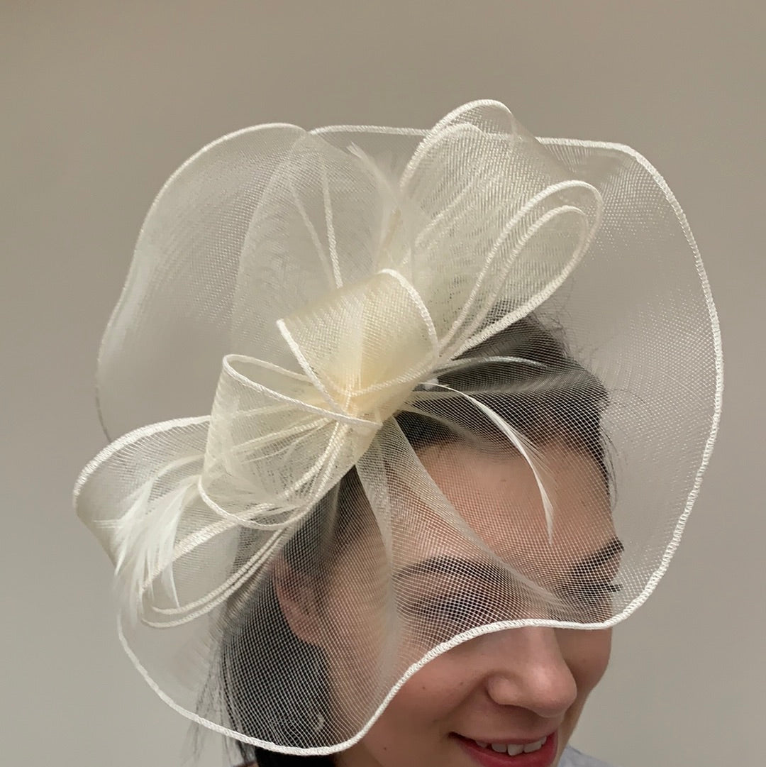 Libby Bea Crin Fascinator on Headband