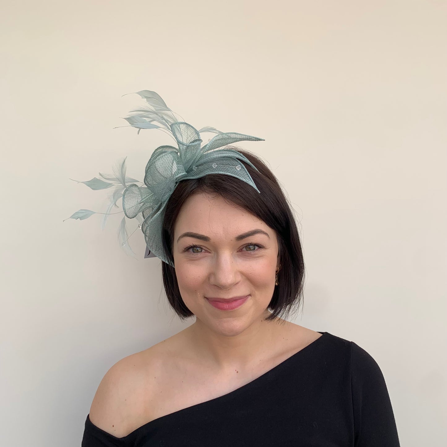 J Bees JB23/318 Fascinator in Greens