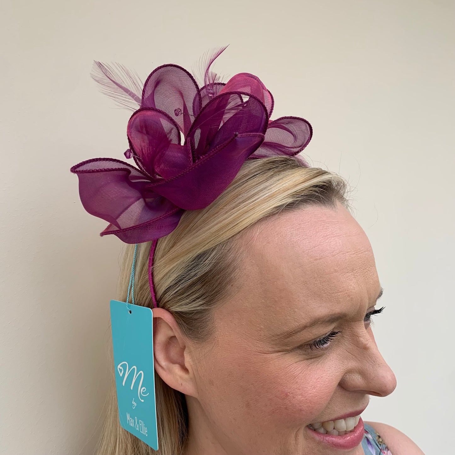 Max and Ellie OF2 Fabric Fascinator
