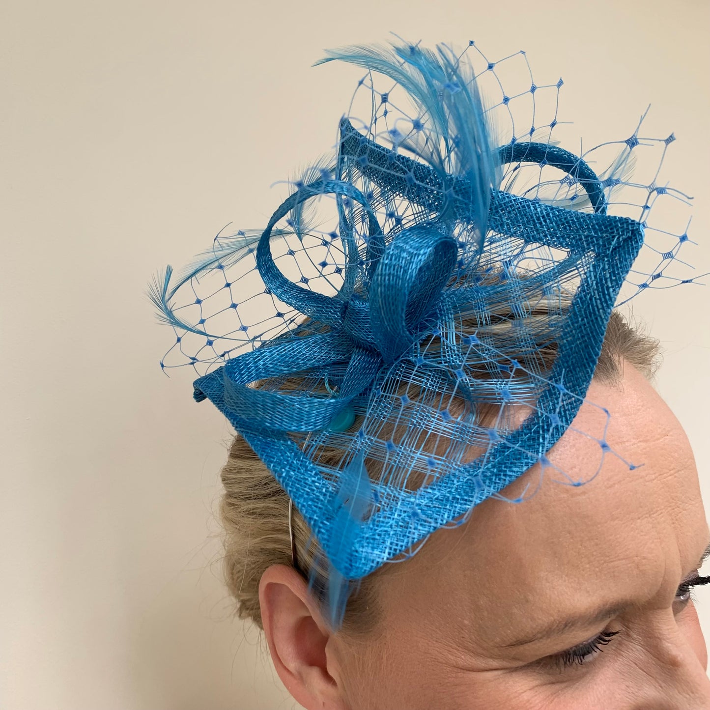 Max and Ellie HF1 Fascinator in Blues
