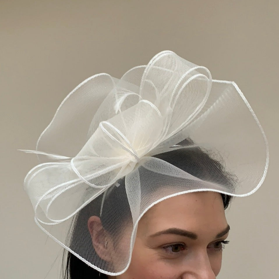 Libby Bea Crin Fascinator on Headband