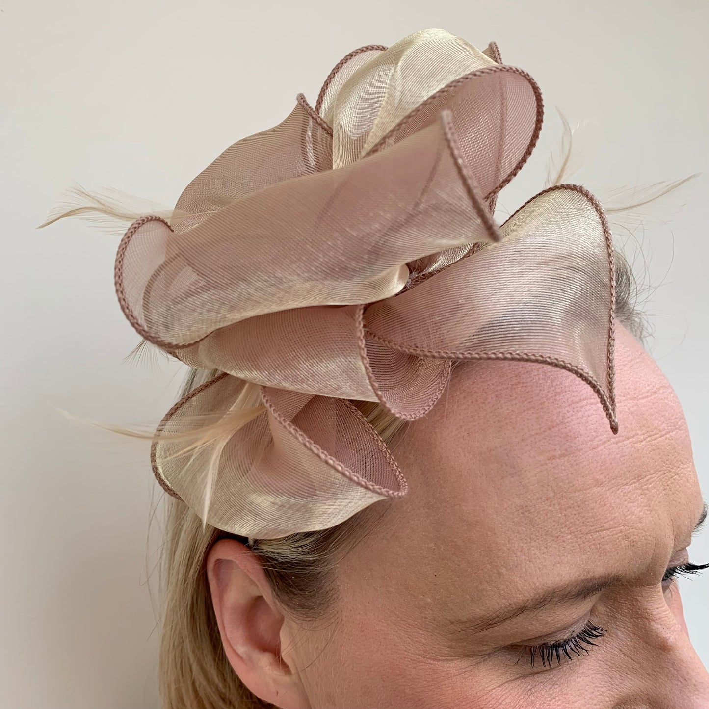 Max and Ellie OF2 Fabric Fascinator
