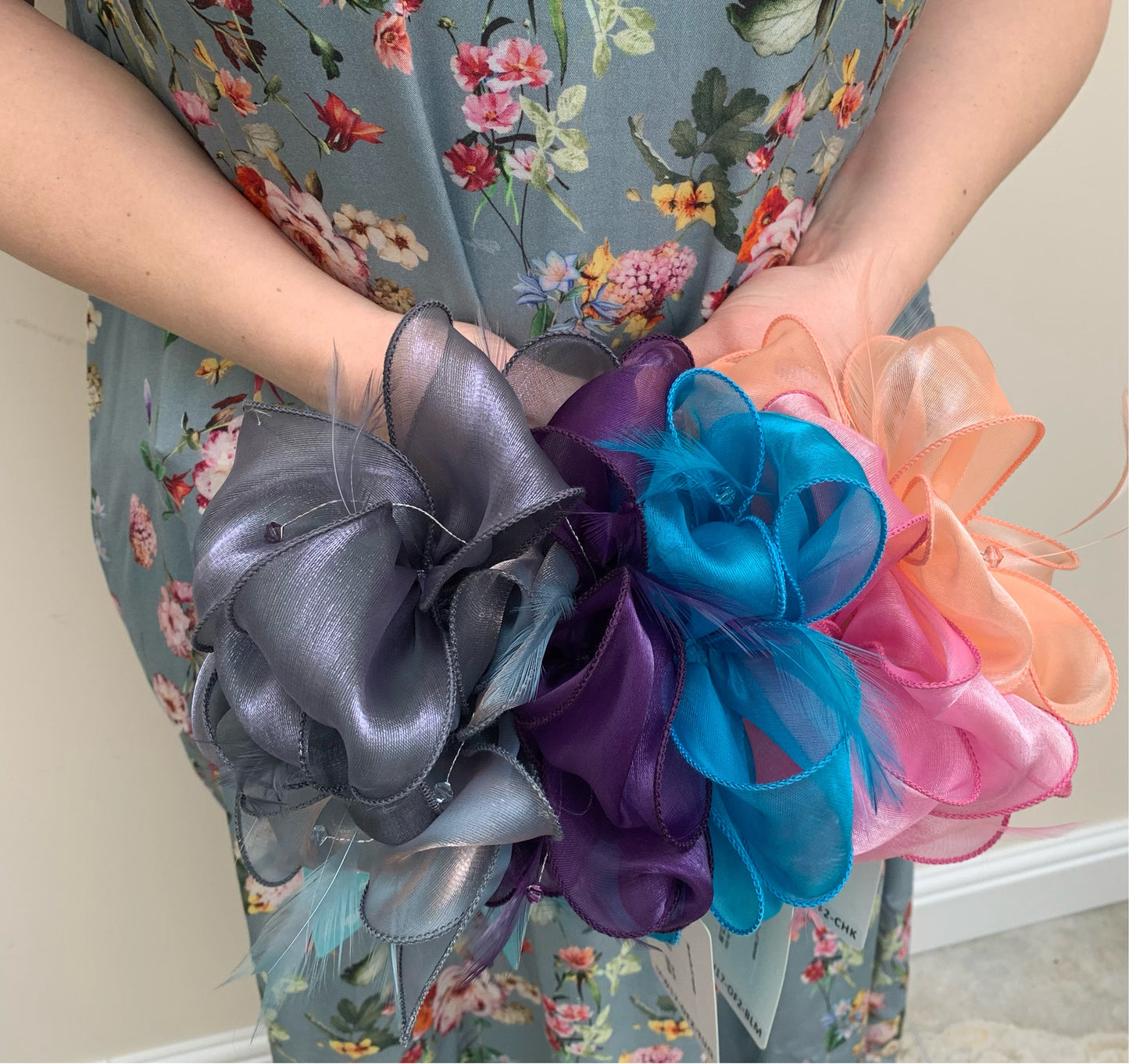 Max and Ellie OF2 Fabric Fascinator