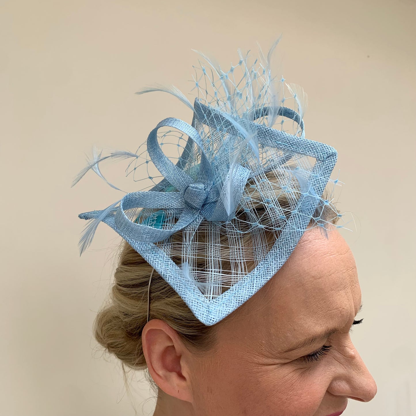 Max and Ellie HF1 Fascinator in Blues