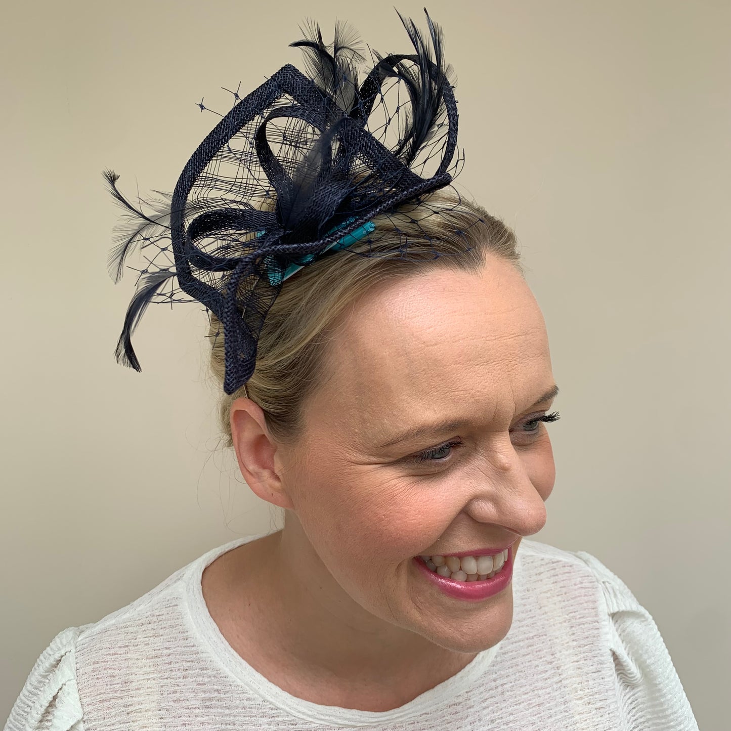 Max and Ellie HF1 Fascinator in Blues