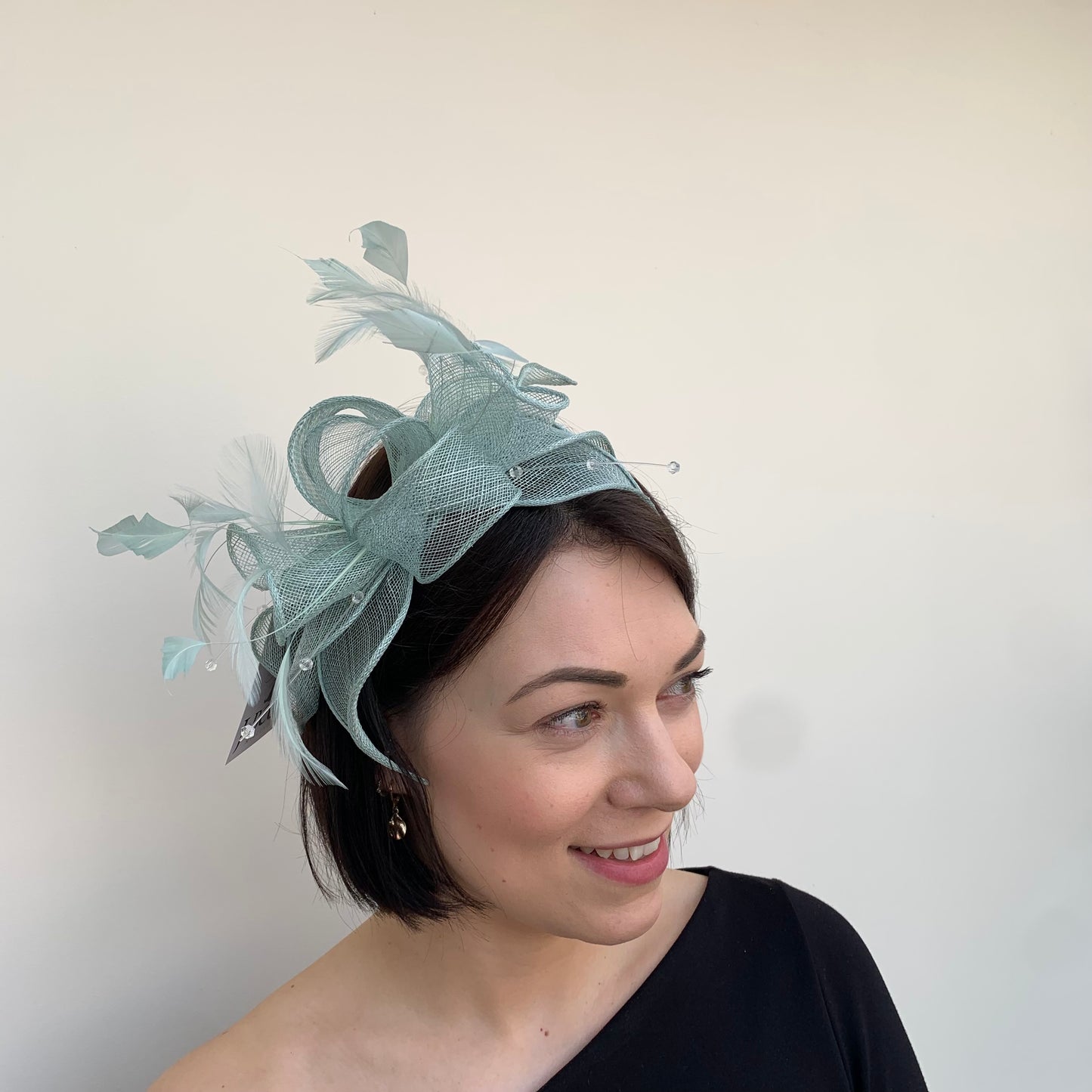 J Bees JB23/318 Fascinator in Greens