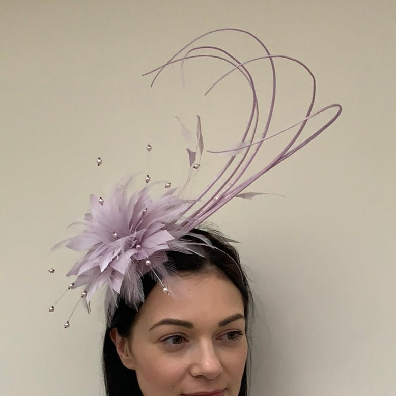 J Bees Feather Fascinator