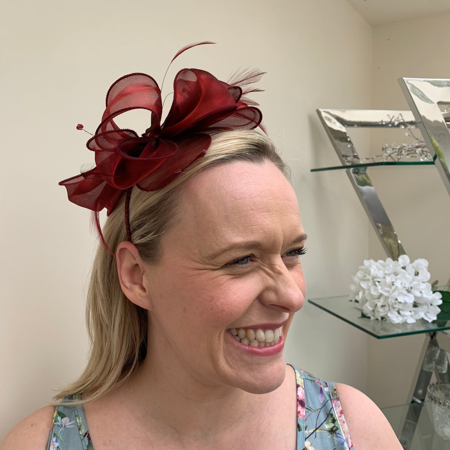 Max and Ellie OF2 Fabric Fascinator