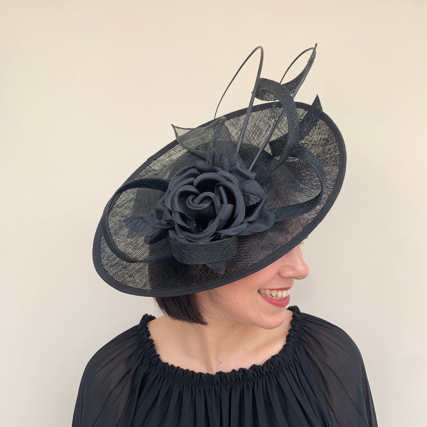 J Bees JB20/155 Rose Twist Hatinator in Black